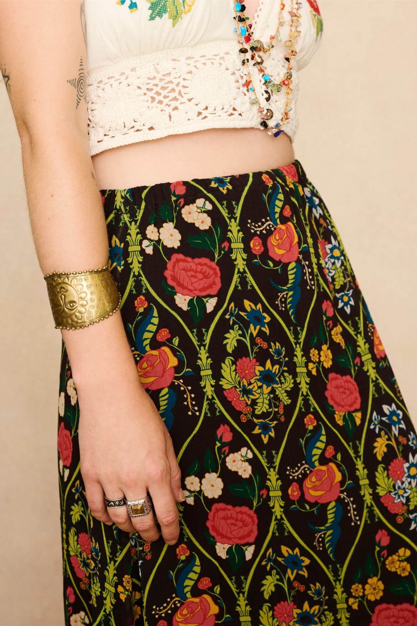 Mabel Maxi Skirt – Floral