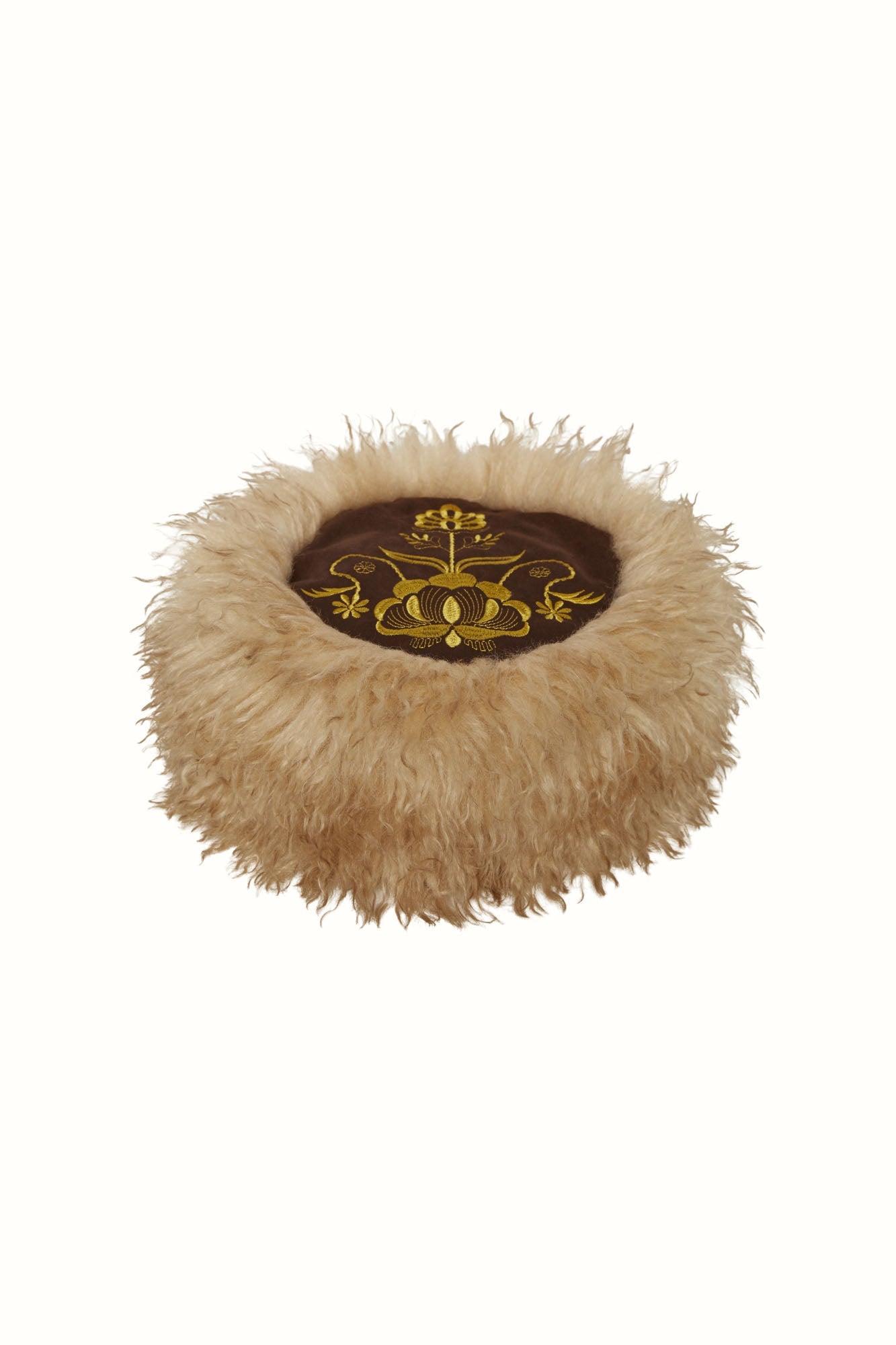 Bianca Faux Fur Hat – Brown