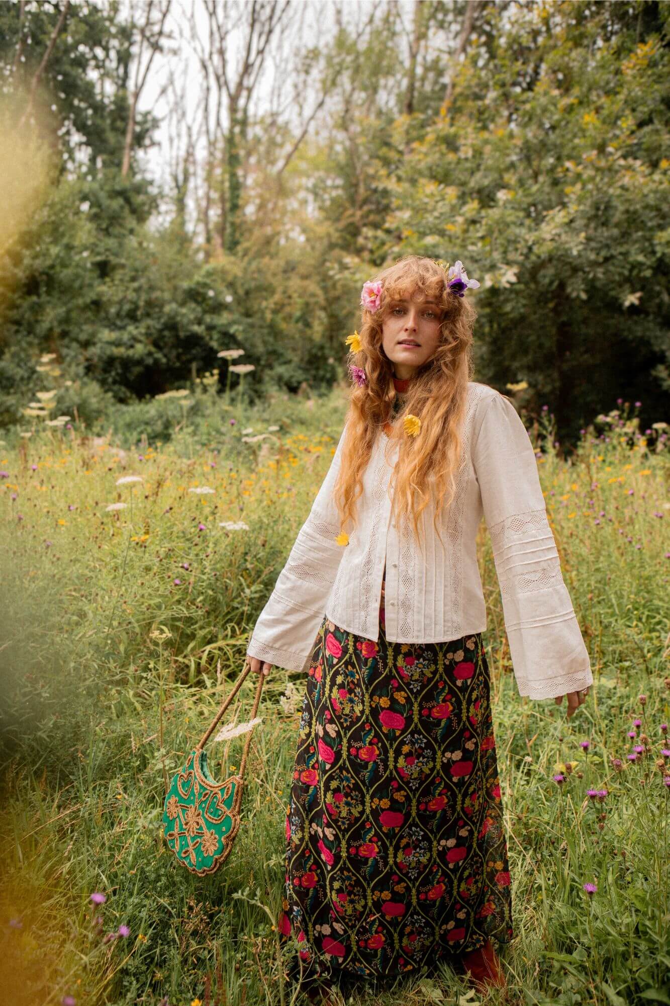 Mabel Maxi Skirt – Floral