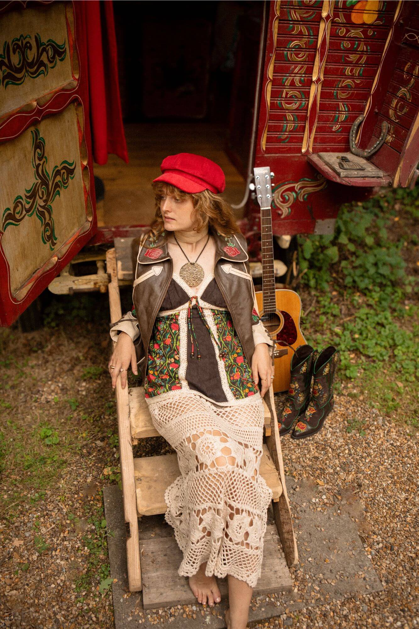 Forevermore Lace Trimmed Vest