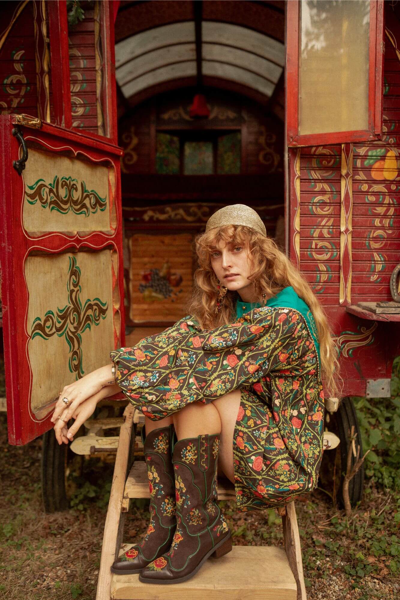 Some Kind of Magic Embroidered Mini Dress